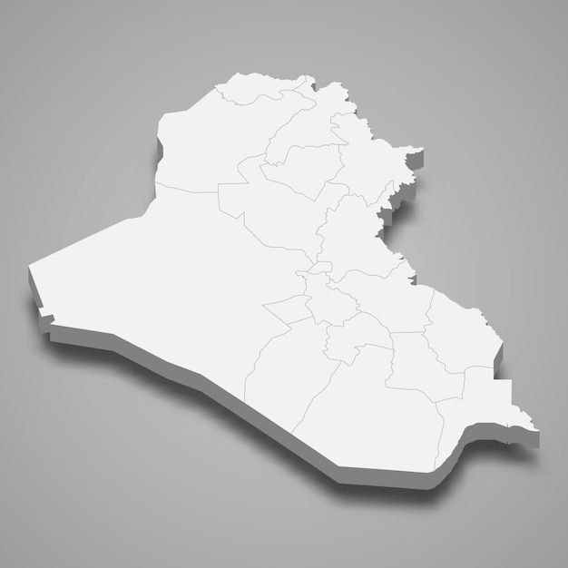 Interactive Iraq map showing popular tourist destinations and tour routes